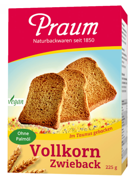 Praum - Vollkorn Zwieback 225g